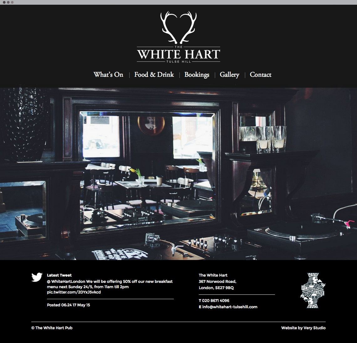 White Hart Website